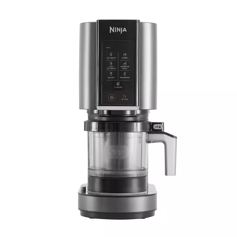 Tradicionālais saldējuma aparāts Ninja NC300EU 1,4 L, 800 W, melns/sudrabains, 3 bļodas