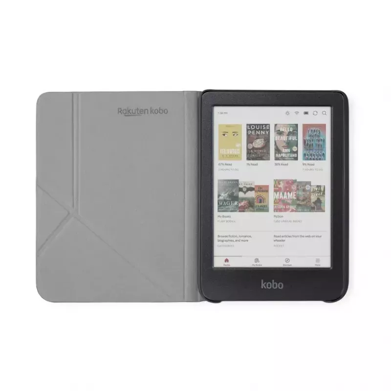Folio Case Rakuten Kobo SleepCover 15,2 cm melns