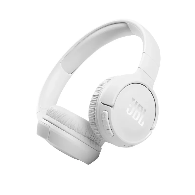 JBL Tune 510 WHITE, Bezvadu, 20 - 20000 Hz, Zvani/Mūzika, 160 g, Austiņas, Balts