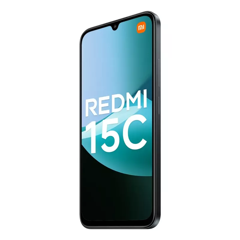Viedtālrunis Xiaomi Redmi 15C 6,9 collas 4 GB RAM 256 GB atmiņa, MediaTek Helio G81-Ultra, 50 MP divkameru sistēma, 6000 mAh, IP64, Melns