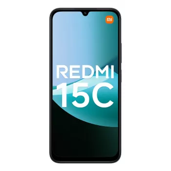 Viedtālrunis Xiaomi Redmi 15C 6,9 collas 4 GB RAM 256 GB atmiņa, MediaTek Helio G81-Ultra, 50 MP divkameru sistēma, 6000 mAh, IP64, Melns