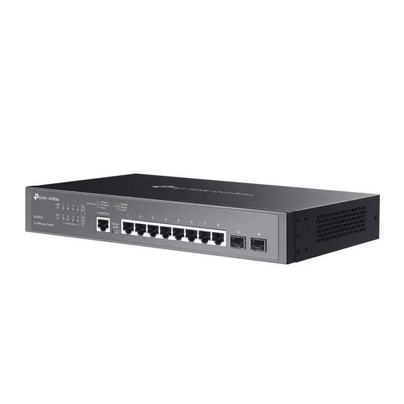 TP-Link Omada 8 portu Gigabit L2+ pārvaldāms slēdzis ar 2 SFP slotiem
