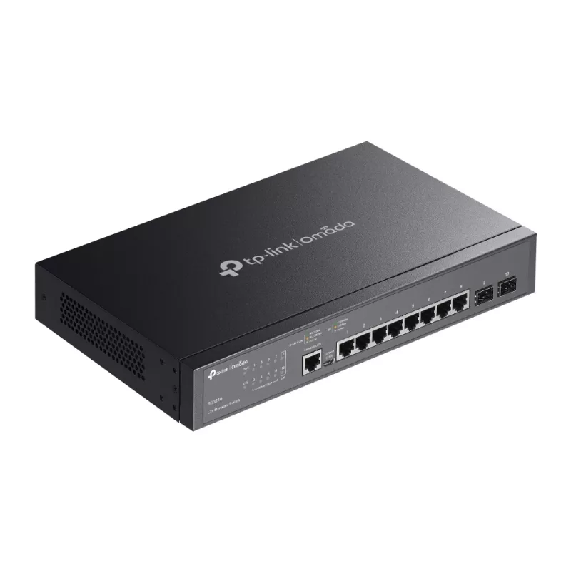 TP-Link Omada 8 portu Gigabit L2+ pārvaldāms slēdzis ar 2 SFP slotiem