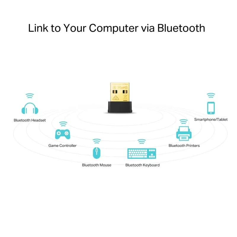 TP-Link AC600 Nano divjoslu Wi-Fi Bluetooth 4.2 USB adapteris