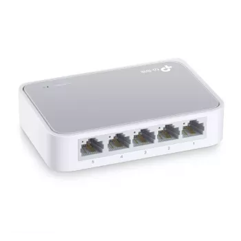 TP-Link TL-SF1005D Pārvaldīts Fast Ethernet (10/100) Balts