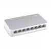 TP-Link TL-SF1008D Nepārvaldāms Fast Ethernet (10/100) Balts