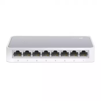 TP-Link TL-SF1008D Nepārvaldāms Fast Ethernet (10/100) Balts