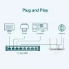 Pārvaldāmais slēdzis TP-Link TL-SG108E 8 portu Gigabit Easy Smart Switch