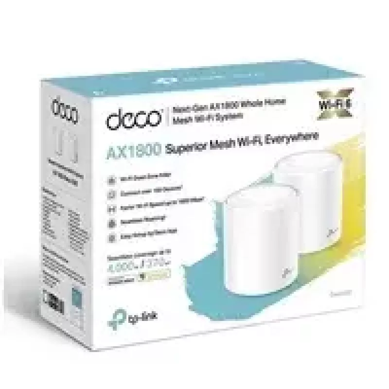 TP-Link AX1800 visas mājas tīkla Wi-Fi 6 sistēma, 2 komplektā