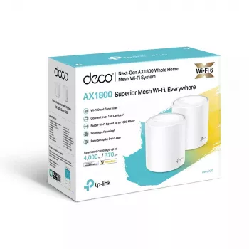 TP-Link AX1800 visas mājas tīkla Wi-Fi 6 sistēma, 2 komplektā