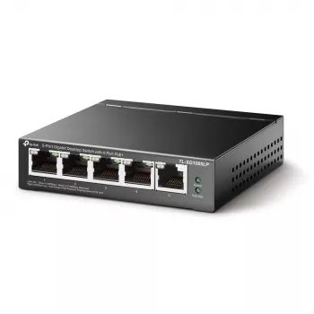 TP-Link TL-SG1005LP tīkla slēdzis Nepārvaldāms Gigabit Ethernet (10/100/1000) Power over Ethernet (PoE) Melns