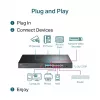 TP-Link 16 portu 10/100 Mbps + 2 portu Gigabit Rackmount PoE slēdzis ar 16 portu PoE+
