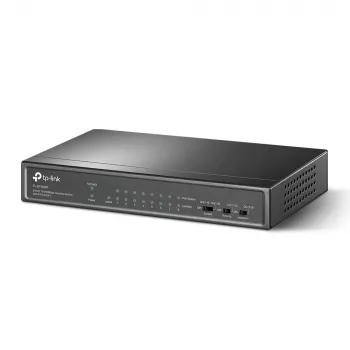 TP-Link 9 portu 10/100Mbps galddatora slēdzis ar 8 portu PoE+