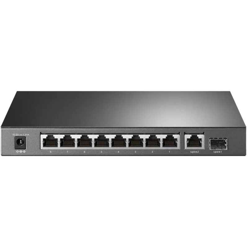 TP-Link TL-SG1210P tīkla slēdzis Nepārvaldāms Gigabit Ethernet (10/100/1000) Power over Ethernet (PoE) Pelēks