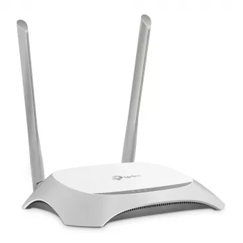 TP-Link TL-WR840N bezvadu maršrutētājs Fast Ethernet vienas joslas (2,4 GHz) Pelēks, Balts
