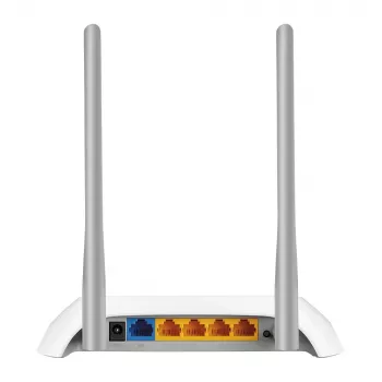 TP-Link TL-WR840N bezvadu maršrutētājs Fast Ethernet vienas joslas (2,4 GHz) Pelēks, Balts