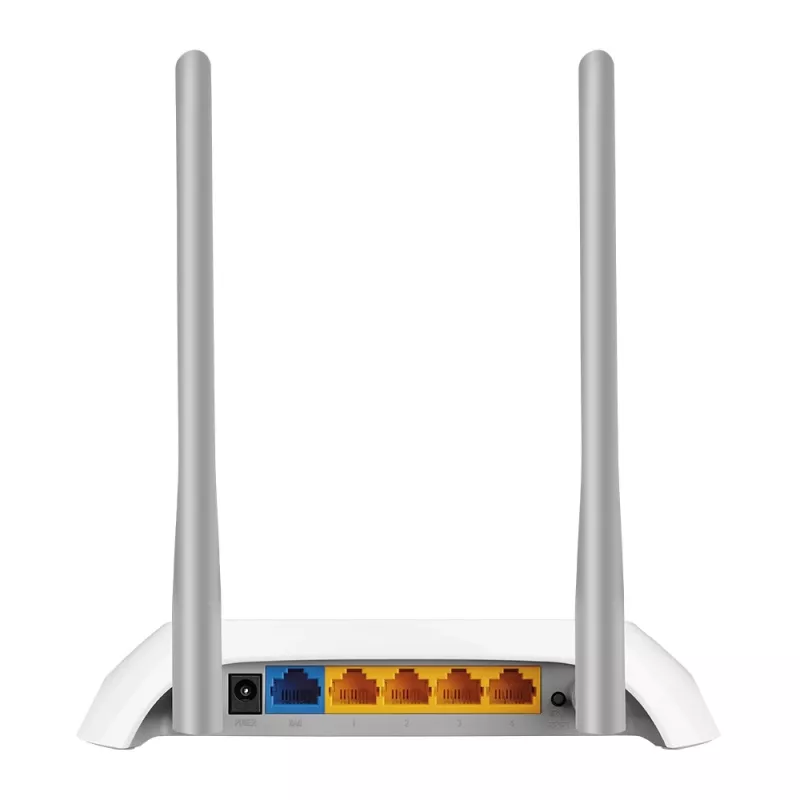 TP-Link TL-WR840N bezvadu maršrutētājs Fast Ethernet vienas joslas (2,4 GHz) Pelēks, Balts