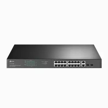TP-Link 18 portu Gigabit statīva slēdzis ar 16 PoE+, nepārvaldāms, Gigabit Ethernet (10/100/1000), pilns duplekss, Power over Ethernet (PoE), statīva montāža, 1U