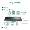 TP-Link 18 portu Gigabit statīva slēdzis ar 16 PoE+, nepārvaldāms, Gigabit Ethernet (10/100/1000), pilns duplekss, Power over Ethernet (PoE), statīva montāža, 1U
