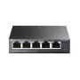 TP-Link 5-Portu 10/100Mbps galddatora PoE slēdzis ar 4 portiem, nepārvaldāms, Fast Ethernet (10/100), pilns duplekss, Power over Ethernet (PoE)
