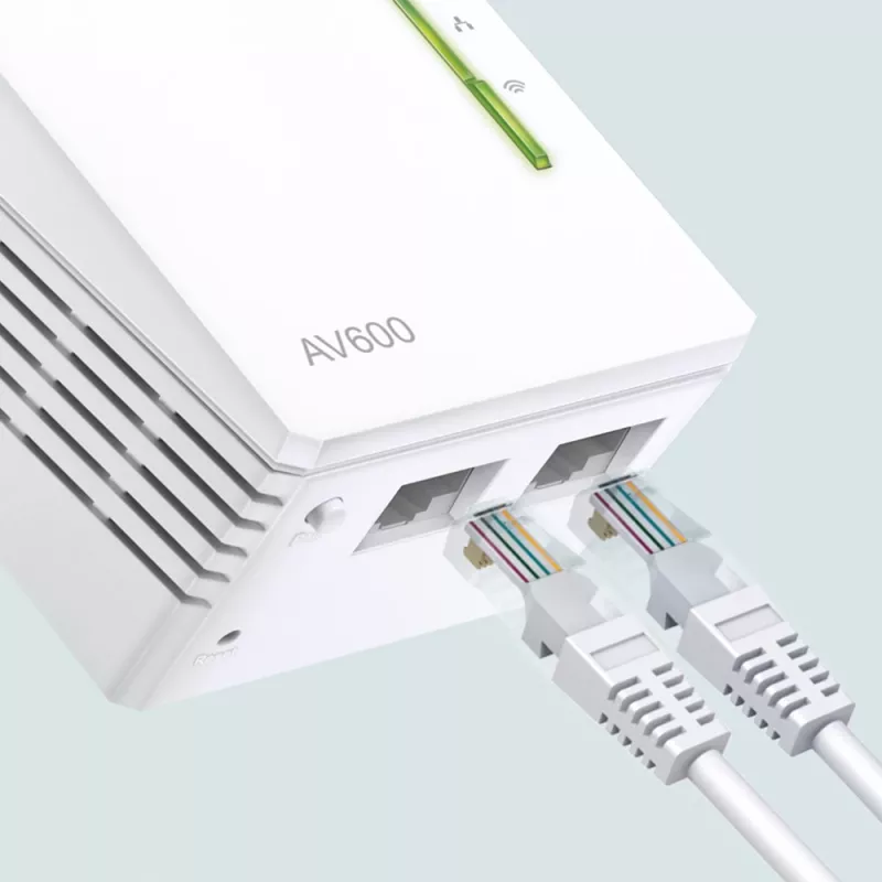TP-Link AV600 600 Mbit/s Ethernet LAN Wi-Fi Balts 1 gab.