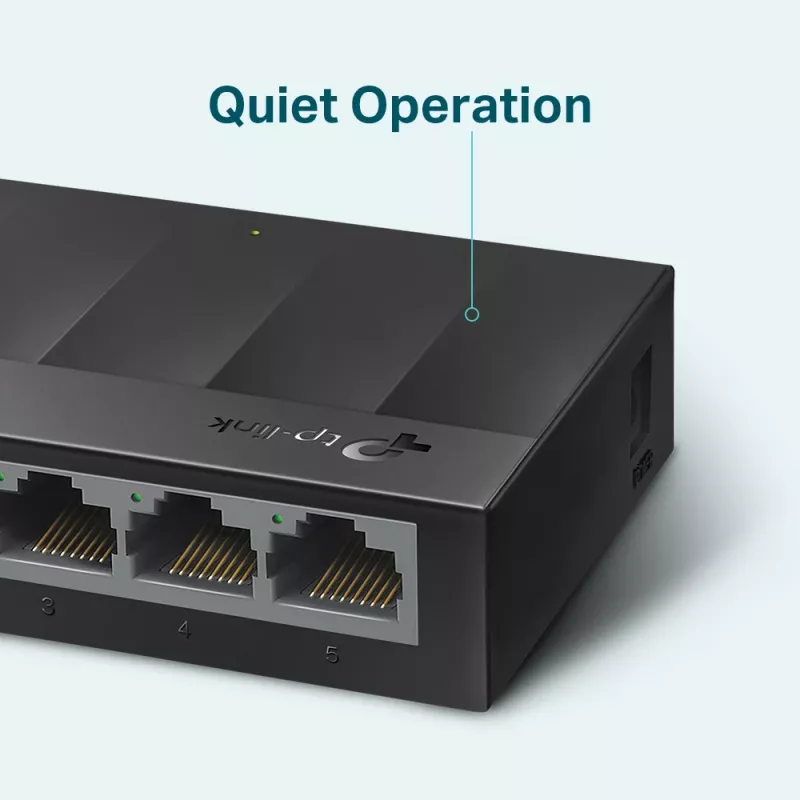 TP-Link 5-Portu 10/100/1000Mbps galddatoru tīkla slēdzis, nepārvaldāms, Gigabit Ethernet (10/100/1000), sienas montāžai