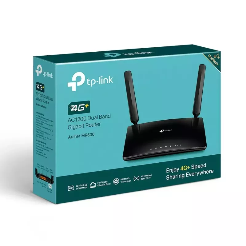 TP-Link 4G+ Cat6 AC1200 bezvadu divjoslu gigabitu maršrutētājs