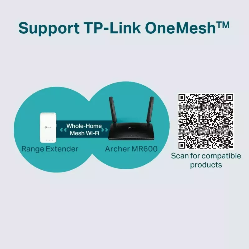 TP-Link 4G+ Cat6 AC1200 bezvadu divjoslu gigabitu maršrutētājs