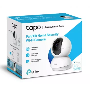 TP-Link Tapo Pan/Tilt mājas drošības WiFi kamera, IP drošības kamera, iekštelpām, bezvadu, 2400 MHz, FCC, IC, CE, NCC, griestiem