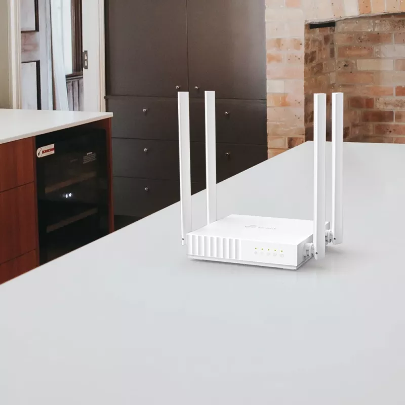 TP-Link ARCHER C24 bezvadu maršrutētājs Fast Ethernet divjoslu (2,4 GHz / 5 GHz) Balts