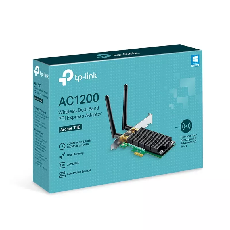 TP-Link AC1200 bezvadu divjoslu PCI Express Wi-Fi adapteris