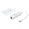 TP-Link UE330 klēpjdatora dokstacija/portu replicētājs Vadu USB 3.2 Gen 1 (3.1 Gen 1) Type-A Balts