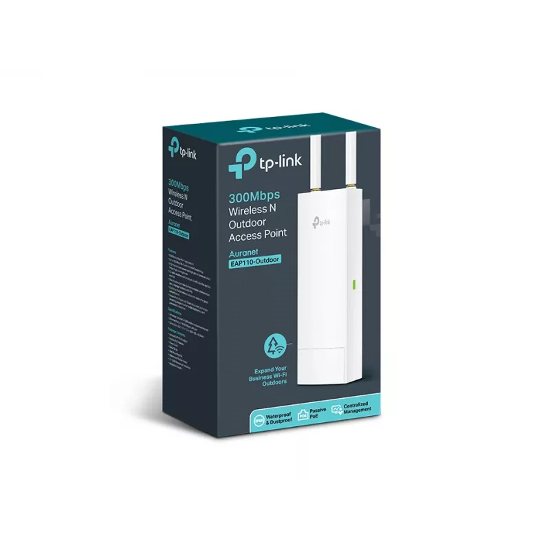 Bezvadu piekļuves punkts TP-Link EAP110-Outdoor 2.4GHz Wi-Fi N