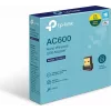 TP-Link Nano AC600 USB WiFi adapteris (Archer T2U Nano) – divu joslu (2,4 GHz/5 GHz) bezvadu tīkla uztvērējs