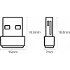 TP-Link Nano AC600 USB WiFi adapteris (Archer T2U Nano) – divu joslu (2,4 GHz/5 GHz) bezvadu tīkla uztvērējs