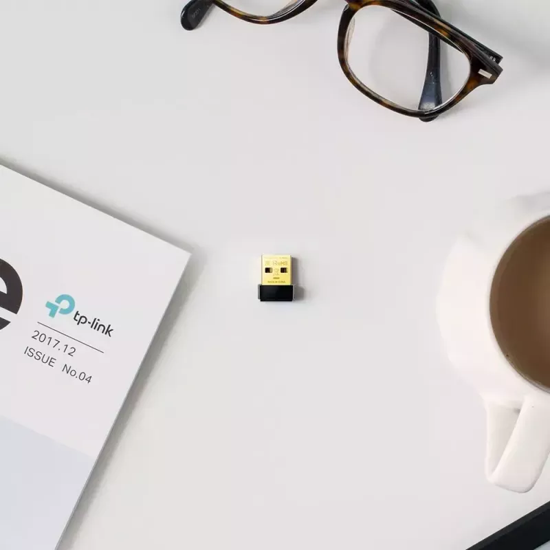 TP-Link Nano AC600 USB WiFi adapteris (Archer T2U Nano) – divu joslu (2,4 GHz/5 GHz) bezvadu tīkla uztvērējs