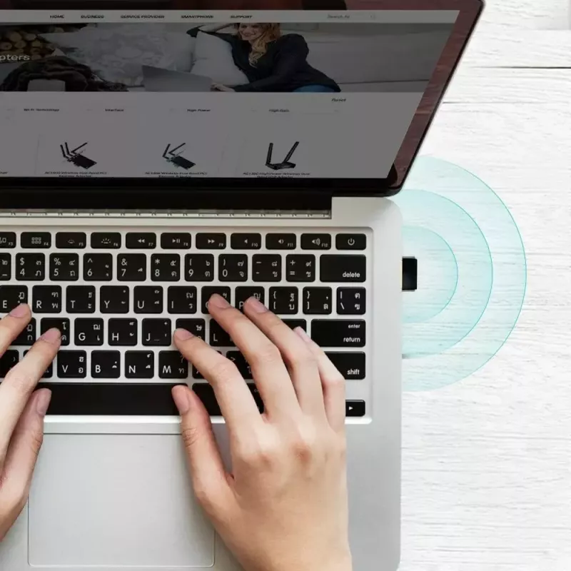 TP-Link Nano AC600 USB WiFi adapteris (Archer T2U Nano) – divu joslu (2,4 GHz/5 GHz) bezvadu tīkla uztvērējs