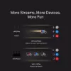 Galda maršrutētājs MERCUSYS MR80X — Divjoslu Wi‑Fi 6 (802.11ax), 3000 Mbps, 4 ārējās antenas, 3 Gigabit LAN porti