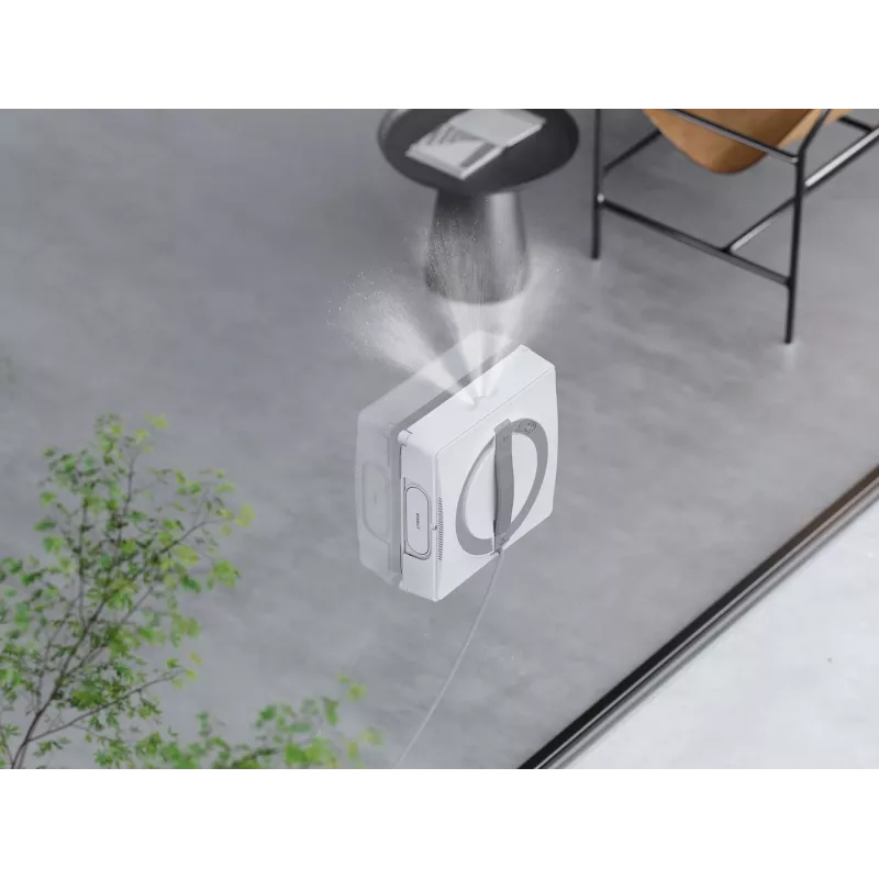 Logu tīrītājs Ecovacs WINBOT W2 OMNI — baterija 4500 mAh, 96 W, bezsuku motors, 260×251 mm lupatiņa, vads 5.5 m, minimālais logs 30×40 cm