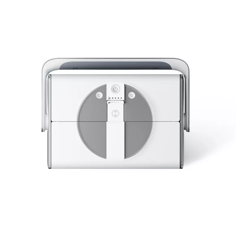 Logu tīrītājs Ecovacs WINBOT W2 OMNI — baterija 4500 mAh, 96 W, bezsuku motors, 260×251 mm lupatiņa, vads 5.5 m, minimālais logs 30×40 cm