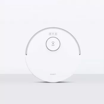 Robot vacuum cleaner Ecovacs DEEBOT N20 — LDS navigation, 8000 Pa, 5200 mAh, 300 min runtime, OZMO mopping, 0.4 L dustbin, balta