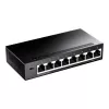 Tīkla slēdzis Cudy GS108 — 8 portu Gigabit Ethernet (10/100/1000), melns, 16 Gbit/s komutācijas jauda