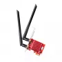 Iekšējā WLAN/Bluetooth PCIe tīkla karte Cudy WE3000S — trīsjoslu 2.4/5/6 GHz, Intel AX210, Bluetooth 5.2, 2400 Mbps, pilna augstuma/zemprofilēta