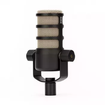 Skatuves dinamiskais mikrofons RØDE PodMic — kardioīds, XLR-3 vads, 20–20 000 Hz, balansēta izeja, 937 g, melns