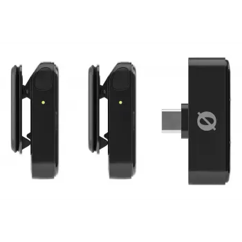 Clip-on bezvadu mikrofonu sistēma Rode Wireless Micro Melns