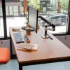 Ergotron LX galda monitora turētājs ar sviru, pulēts alumīnijs