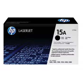 HP 15A Black Original LaserJet Tonera kasetne, 2500 lappuses, Melna, 1 gab.