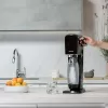 Gāzētā ūdens aparāts SodaStream ART Melns Steel 1L ogļskābās gāzes balons 60L