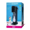 Gāzētā ūdens aparāts SodaStream ART Melns Steel 1L ogļskābās gāzes balons 60L