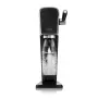 Gāzētā ūdens aparāts SodaStream ART Melns Steel 1L ogļskābās gāzes balons 60L